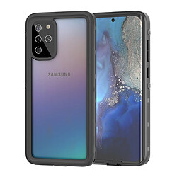 Redpepper Coque en TPU étanche avec déverrouillage par empreinte digitale clair noir pour votre Samsung Galaxy S20 Plus