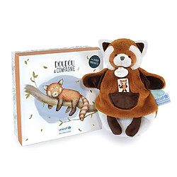 Doudou et Compagnie Marionnette a main Panda roux - Unicef - 25 cm