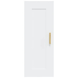 Acheter vidaXL Armoire murale Blanc 35x34x90 cm Bois d'ingénierie