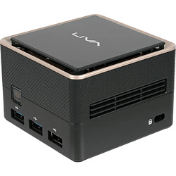 Ecs Liva Q3 Plus Mini PC AMD Ryzen R1505G 4Go RAM DDR4 64Go eMMC Win 10 Pro Noir