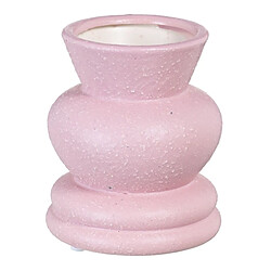 BigBuy Home Vase Rose Céramique 10,5 x 10,5 x 13 cm