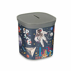 Pincello Tirelire Multicouleur Astronaute Plastique 9 x 10,2 x 9 cm (48 Unités)