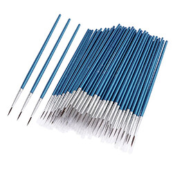 Paquet de 100 pinceaux de peinture pour maquettistes Pro Art Nail L