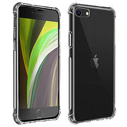 Avizar Pack Protection iPhone SE 2022 / 2020 et 8 / 7 Coque + Film Transparent