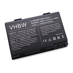 Vhbw Batterie Li-Ion 4400mAh 14.8V noire pour ordinateur portable TOSHIBA Satellite, remplace les modèles PA3395U-1BRS, PA3421U-1BRS