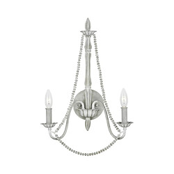 Elstead Lighting Applique murale Feiss Bois,Acier Gris délavé