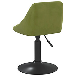 Acheter vidaXL Tabouret de bar Vert clair Velours