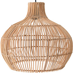 ICONIK INTERIOR Lampe de plafond en rotin - Lampe suspendue au stile Boho Bali - Elan Naturel