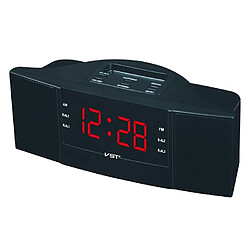 Wewoo Réveils Horloge radio-pilotée LED cadeau numérique AM / FM rouge