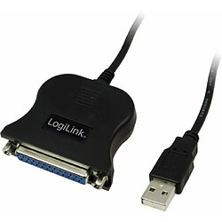 Adaptateur USB vers mâle pour port parallèle D-Sub 25 broches