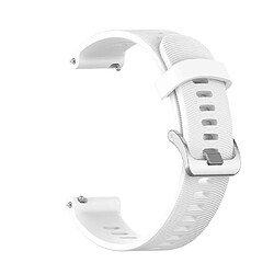 Bracelet de remplacement compatible pour Garmin Forerunner 245/245M Breathing Surface Blanc