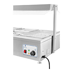 Avis Helloshop26 Bain marie 1700 watts - 6 bacs GN - avec compartiment pour viande 14_0000561