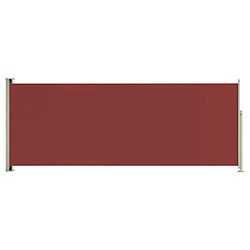 vidaXL Auvent latéral rétractable de patio 117x300 cm Rouge