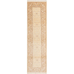 Vidal Tapis de couloir en laine 290x81 beige Darya