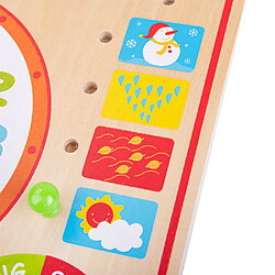 Bigjigs Toys Calendrier mural en bois