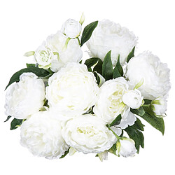 Atmosphera, Createur D'Interieur Bouquet artificiel de 13 Pivoines - H. 50 cm - Blanc