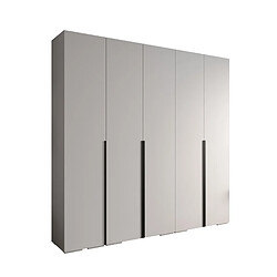 Abiks Meble Armoire Inova 1 À Portes Battantes 236,7/250/47 5 Portes (bianco/nero)