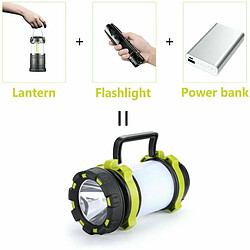 Acheter NC Lanterne de Camping à LED Rechargeable Par USB, Lampe de Poche à Luminosité élevée, 4 Modes, Haute