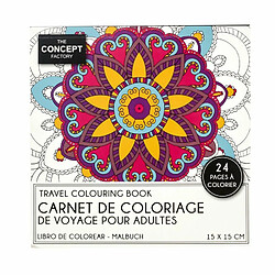 Paris Prix Livre de Coloriage 24 Pages Adulte 15x15cm Blanc