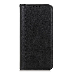 Etui en PU texture litchi, magnétique auto-absorbant, antichoc avec support noir pour votre Honor X30