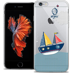 Caseink Coque Housse Etui Apple iPhone 6/6s [Crystal HD Collection Petits Grains ? Design MVE Le Bateau - Rigide - Ultra Fin - Imprimé en France]