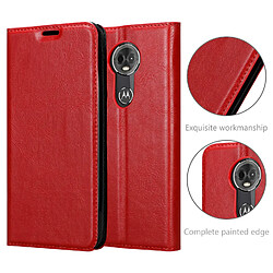 Cadorabo Coque Motorola MOTO E5 PLUS Etui en Rouge pas cher