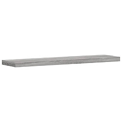 Avis vidaXL Étagères murales 4 pcs sonoma gris 40x10x1,5 cm bois ingénierie