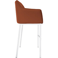 Acheter Non Tabouret de bar Damaso avec structure 4 pieds blanc