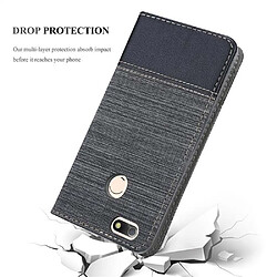 Cadorabo Coque Huawei Enjoy 7 Etui en Gris pas cher