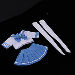 Beau Costume D'uniforme Scolaire De Style Universitaire Pour 1/3 BJD Girl Dolls Accessoires pas cher