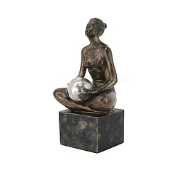 Figurine Décorative DKD Home Decor Cuivre Résine (14 x 11.5 x 25.5 cm)