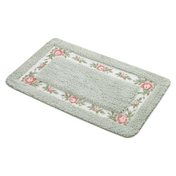 Wewoo Tapis de antidérapants de sol de de chambre à couchertaille 40X60CM vert rectangle