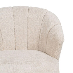 BigBuy Home Fauteuil Crème Naturel Bois d'hévéa Foam Tissu 71 x 75 x 76 cm pas cher