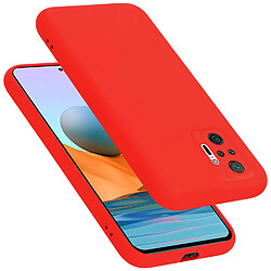 Cadorabo Coque Xiaomi RedMi NOTE 10 PRO Etui en Rouge