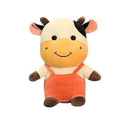 Universal 40 cm Jouet en peluche mignon simulation de modélisation animale mignonne mâle et femelle jouet de poupée de veau |Rouge