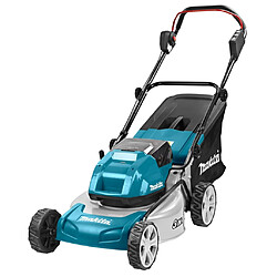 Avis Makita Tondeuse à pelouse sans cordon 46 cm 5 Ah Bleu et noir