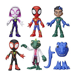 Hasbro Coffret Héros dinosaures et Lizard, 5 figurines, jouet de super-héros préscolaire, a partir de 3 ans, Spidey et ses Amis