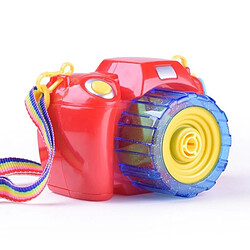 Wewoo Jeux Jouets La machine électrique de bulle de jouet de clignotant en forme de caméra électrique, livraison aléatoire de couleur, liquide de non inclus