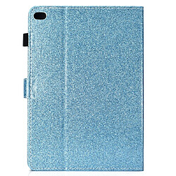 Avis Wewoo Housse Coque Pour iPad Air / Air 2 / iPad 9.7 Etui en cuir à rabat horizontal avec poudre de scintillement support et fente carte Bleu