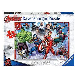 Avis Ravensburger Puzzle de Sol Géant 125 pièces Marvel Avengers en Carton Résistant à l'Usure Multicolore