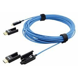 Kramer Electronics CLS-AOCH/XL-98 câble HDMI 29,87 m HDMI Type A (Standard) Bleu (CLS-AOCH/XL-98 - 30m LSHF 4K Fibre-Optic HDMI M-M Cable - Blue)