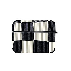 Coque en silicone motif damier, pour airpods 3 pour votre AirPods Pro/1/2/3/with Charging Case (2016)/with Wireless Charging Case (2019)/with Charging Case (2019)