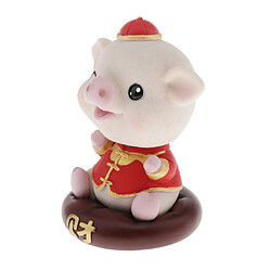 Belle Cochon Heureux Secouant Tête Piggy Enfants Jouet Dashboard Décoration Propriété