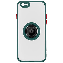 Avizar Coque iPhone 6 et 6S Bi-matière Bague Métallique Support Vidéo vert