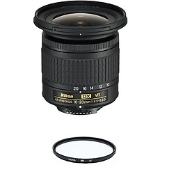 NIKON AF-P 10-20MM F4.5-5.6G VR DX + HOYA UX UV 72mm Filter