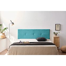 Avis Tête de Lit Tapisée NAPOLI Aqualine - 90 x 50 cm - Turquoise - Moonia