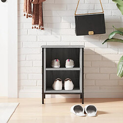 Maison Chic Armoire à Chaussures,Meuble de Rangement à Chaussures sonoma gris 38x35x50 cm bois d'ingénierie -MN39129