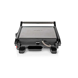 Avis Grill viandes et panini 2000w noir/argent - KAGR141FSR - NEDIS