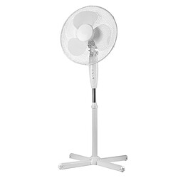 Ventilateur sur Pied Oscillant HomeVibe 16 " Ventilateur Silencieux de Refroidissement Portable à 3 Vitesses Au Sol