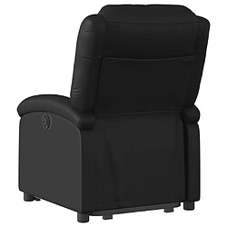 Acheter vidaXL Fauteuil inclinable Noir Similicuir